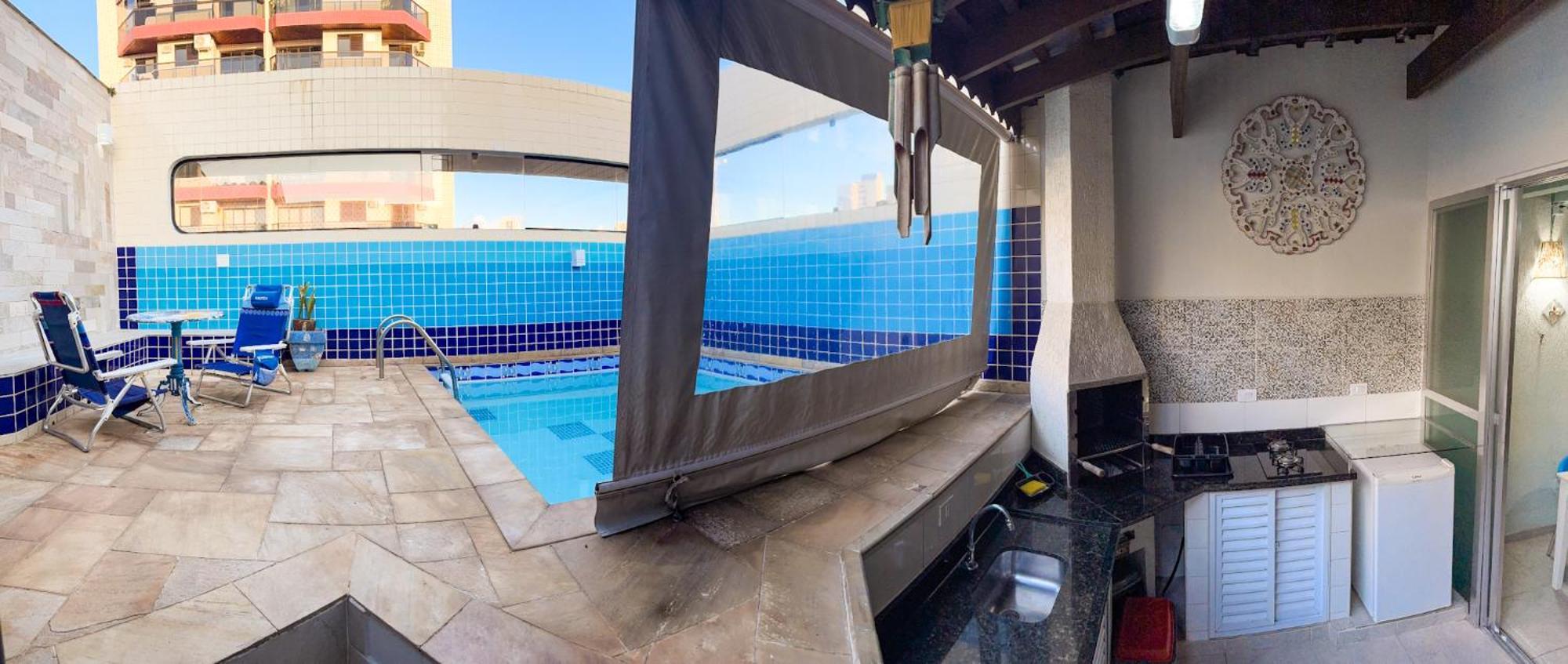 Cobertura 51 De 3 Quartos Com Piscina E Churrasqueira Privativa Guarujá Eksteriør bilde